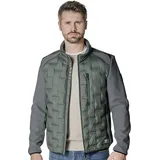 CasaModa Materialmixjacke Herren Grün M