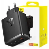 Baseus Cube Pro 65W 2x Usb-C Usb-A - Schwarz