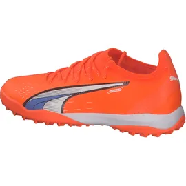 Puma Unisex Fußballschuhe Ultra Ultimate Cage 107210-01 48.5 - Blue Glimmer-Puma White-Ultra Orange - 48.5