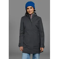 Funktionsmantel POLARINO, Damen, Gr. 36, schwarz, Web, Obermaterial: 100% Polyester. Futter: 100% Polyester. Kapuzenfutter: 100% Polyester. Wattierung: 100% Polyester, sportlich, Langarm, Mäntel, Atmungsaktiv, winddicht und wasserdicht