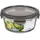Lock & Lock Frischhaltedose rund grau 15,5 x 7,5 cm 0,65 l