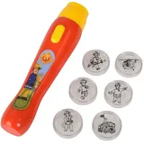 Simba - Feuerwehrmann Sam Light Projector, 6 Motive, 16cm