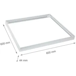 40w LED Deckenpanele Aufputzmontage  Aluminium|60x60x4,4cm|Kaltweiß|4800 Lumen