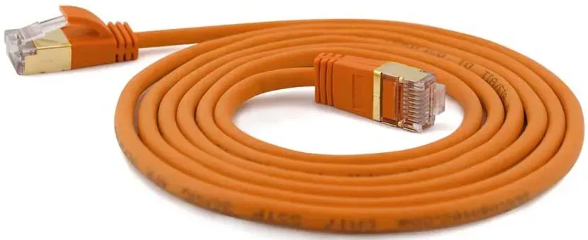 Wantec SSTP-Patchkabel Cat.6A or 7141 or 0,1m