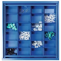 Nordwest Handel AG Schubladenunterteilungsmaterial BK 600 Front-H.100mm 3 Längs-/20 Querteiler