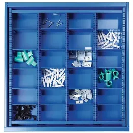 Nordwest Handel AG Schubladenunterteilungsmaterial BK 600 Front-H.100mm 3 Längs-/20 Querteiler