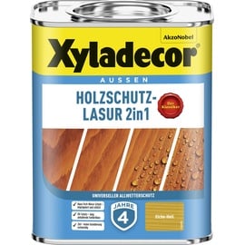 Xyladecor Holzschutz-Lasur 2 in 1 750 ml eiche matt