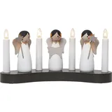 Star Trading Dekoleuchte Angel Choir Holz, mehrfarbig in Weiß | Gr.: onesize