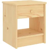 vidaXL Nachtschrank Natur 35 x 30 x 40 cm Braun