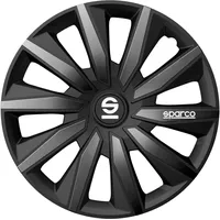 Sparco Radzierblenden Milano - 14-Zoll - Schwarz/Grau - Satz mit 4 Stück