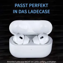 COMPLY TrueGrip MAX | Premium Memory Schaumstoff Ersatz-Ohrstöpsel für AirPods Pro 3 Weiss Größe L, 3 Paar