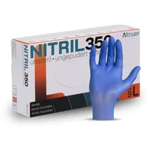 altruan Nitril Handschuhe, Einmalhandschuhe, blau - 100 Stück, Größe L