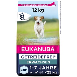 Eukanuba Grain Free Adult mit Seefisch kleine/mittelgroße Rassen 12 kg