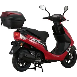 Alpha Motors CityLeader 50 ccm 3,0 PS 45 km/h rot inkl. Topcase