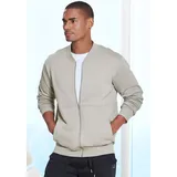John Devin Sweatjacke JOHN DEVIN "mit modischer Teilungsnaht", Herren, Gr.