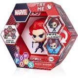 WOW! PODS Avengers Figuren - Black Widow Figur Sammelspielzeug Avengers Fanartikel Offizielle Marvel Legends Superhelden Leuchtende Wackelfigur | Marvel Fanartikel