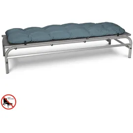 Beautissu Auflage 190 x 60 x 8 cm taubenblau 1 St.