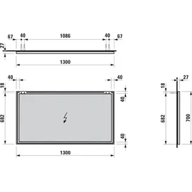 Laufen Frame 25 Spiegel H4474089001441