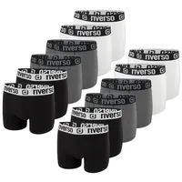 Riverso RIVOle Boxershorts Blau / Mehrfarbig L 12er Pack
