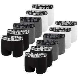 Riverso RIVOle Boxershorts Blau / Mehrfarbig L 12er Pack