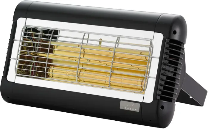 Tansun Infrarotheizung Sorrento IP 1500W #100611 IP #100612 IP #100613 IP #100614 IP (Farbe: RAL 9005 Tiefschwarz)