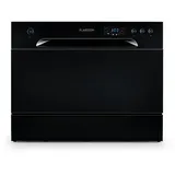 Klarstein Amazonia 6 Tischgeschirrspüler (freistehend, 550 mm breit, Schwarz)