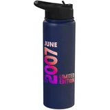 Juni 2007 Jahr 2007 Retro 2007 Vintage Limited Edition 2007 Stainless Steel Insulated Water Bottle