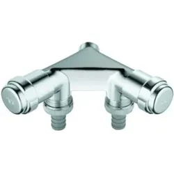 Grohe WAS-Doppelventil 1/2", einfach, chrom
