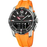Festina Connected D 44 mm BT Titan Schwarz / Orange F23000/D