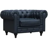Habitat et Jardin Chesterfield Sessel 82 x 70 x 111 cm Schwarz