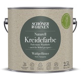 Schöner Wohnen Naturell Kreidefarbe Waldgeflüster tiefes Naturgrün
