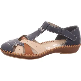 Rieker M1655 blau/beige 41