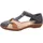 Rieker M1655 blau/beige 41