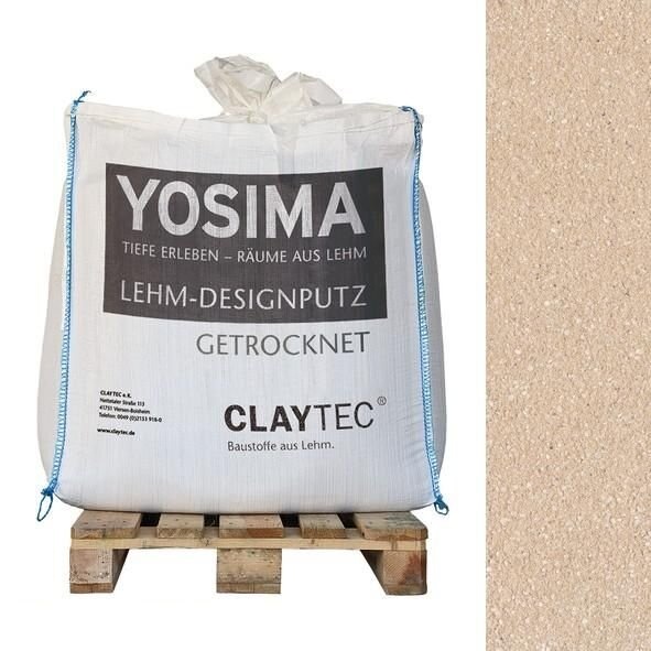 CLAYTEC YOSIMA Lehm-Designputz BR 3 - 500 kg BigBag