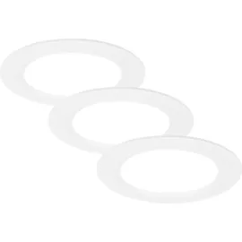 Briloner LED-Einbauleuchten Ultraflat 3er Set 6W 660lm weiß