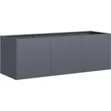vidaXL Pflanzkübel 120 x 40 x 40 cm Anthrazit