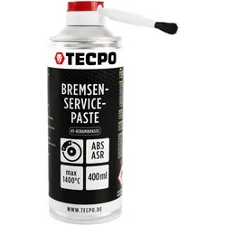 TECPO Bremsen-Servicepaste Schmierfett Bremsenpaste 400 ml (37,25 € pro 1 l)