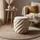 lookway Pouf 42 x 41 x 42 cm Beige