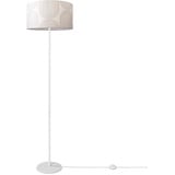 Paco Home Stehlampe Wohnzimmer Stehleuchte Lampenschirm Stoff Stehleuchte Leselampe Abstrakt Vintage Modern E27