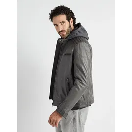 JCC Bikerjacke grau XL