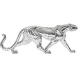 Kare DESIGN Deko-Figur Leopard 51591 Glas Silber