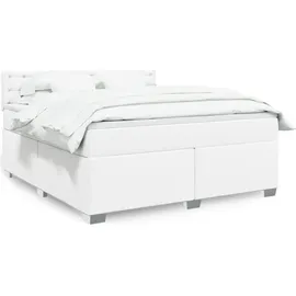 vidaXL Boxspringbett 180 x 200 cm Weiß