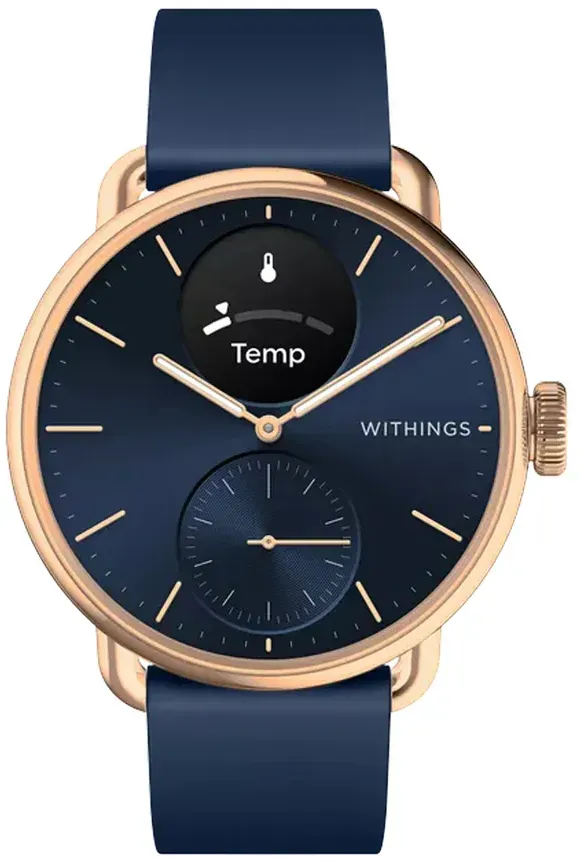 WITHINGS - SCANWATCH 2 - rosé gold blue / 38mm