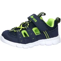 LICO Sorin VS Lauflernschuhe, Marine/Lemon, 21 EU