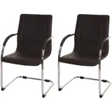 MCW Esszimmerstuhl, Braun, Kunststoff, 56x93x56 cm, Esszimmer, Stühle, Esszimmerstühle, Vierfußstühle