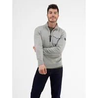 Lerros Strickpullover »LERROS Stricktroyer in kerniger Optik« Lerros PLATINUM GREY M - S,