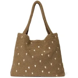 Studio Noos Hearts Teddy Mom-Bag Handtasche Braun