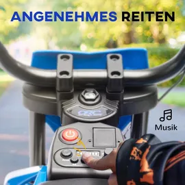 aiyaplay Elektro-Motorrad 12V blau (1-tlg)