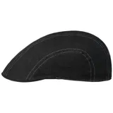 Stetson Flat Cap (1-St) Schirmmütze mit Schirm schwarz 54 cm