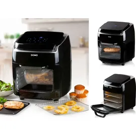 DOMO collection Heißluftfritteuse Mini Backofen 10L schwarz